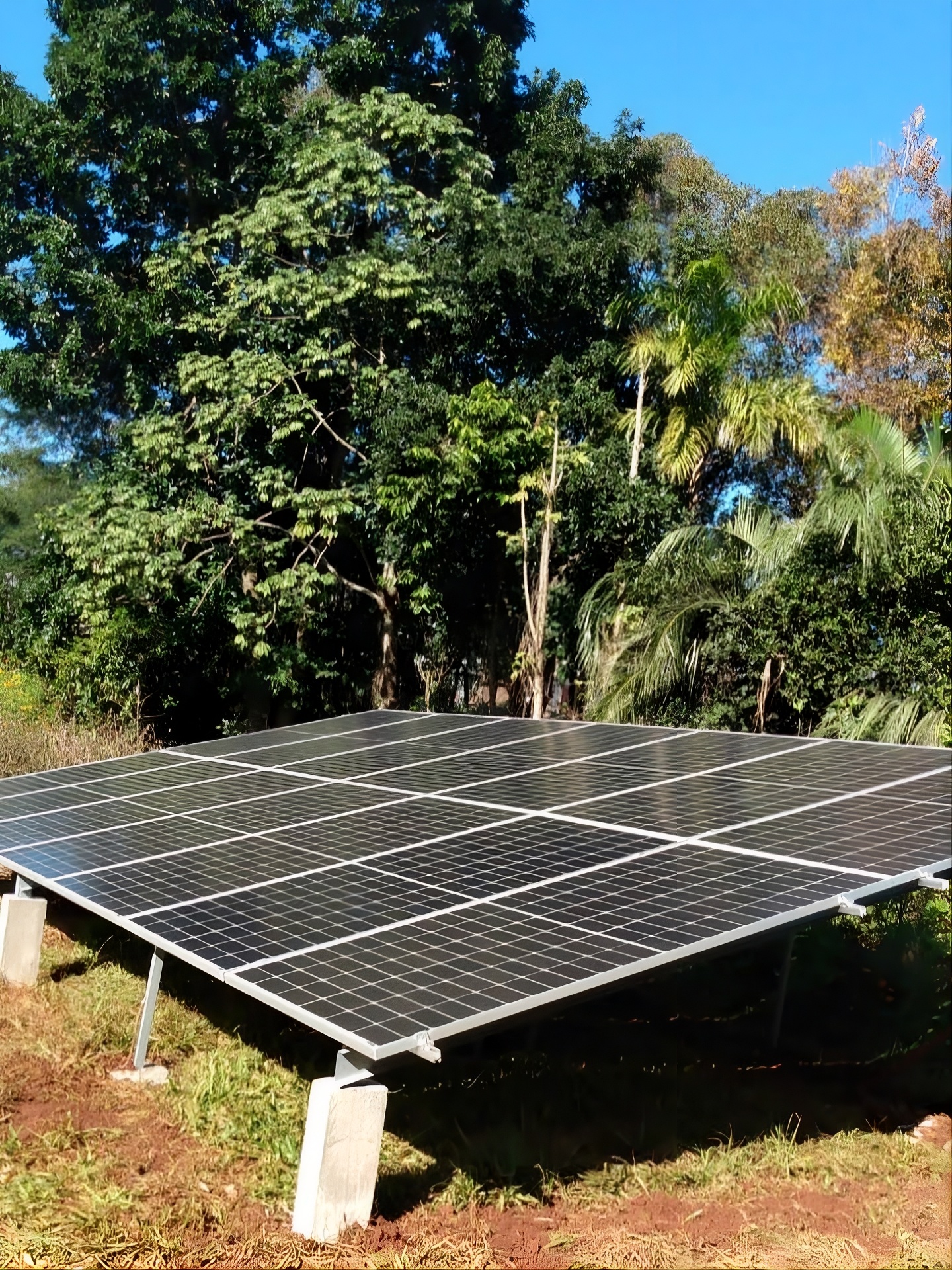 Instalação de energia solar — Rural